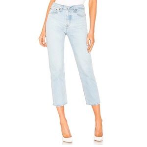 Levi’s Wedgie Straight Fit ankle jeans sz 25